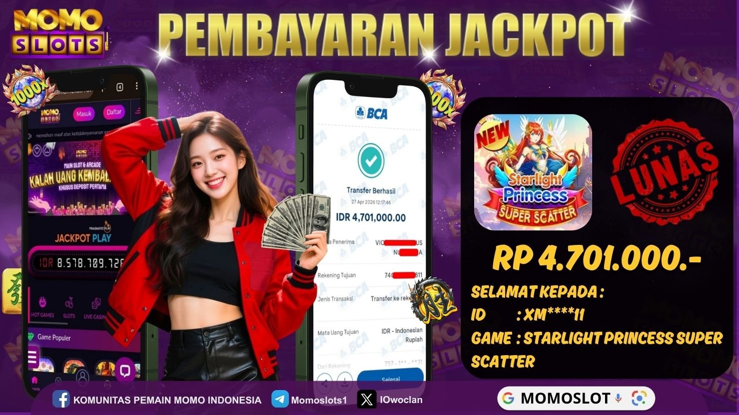 MOMOSLOTS JACKPOT SLOT STARLIGHT PRINCESS SUPER SCATTER